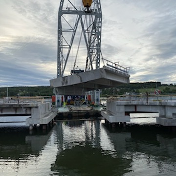 Vajersågning i Sundsvall